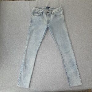 Levi's‎ Made & Crafted Willow Slim Jeans 30x28 Light Wash Japanese Denim Raw Hem